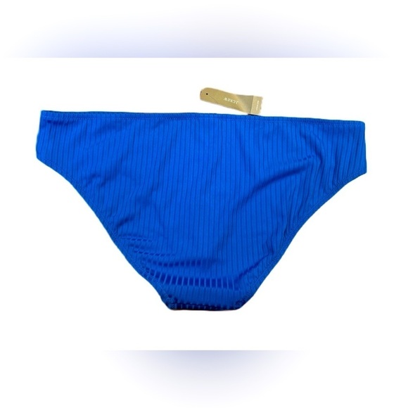 NWT J. Crew Blue Wide-Rib Hipster Full-Coverage Bikini Bottom, Low-Mid-Rise, XL - Picture 2 of 14